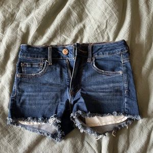 Denim shorts